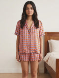 Arianna Horton Days of Our Lives Geometric Print Pajamas WorthVee