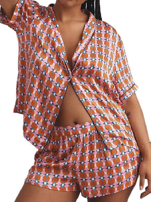 Arianna Horton Days of Our Lives Geometric Print Pajamas WorthVee