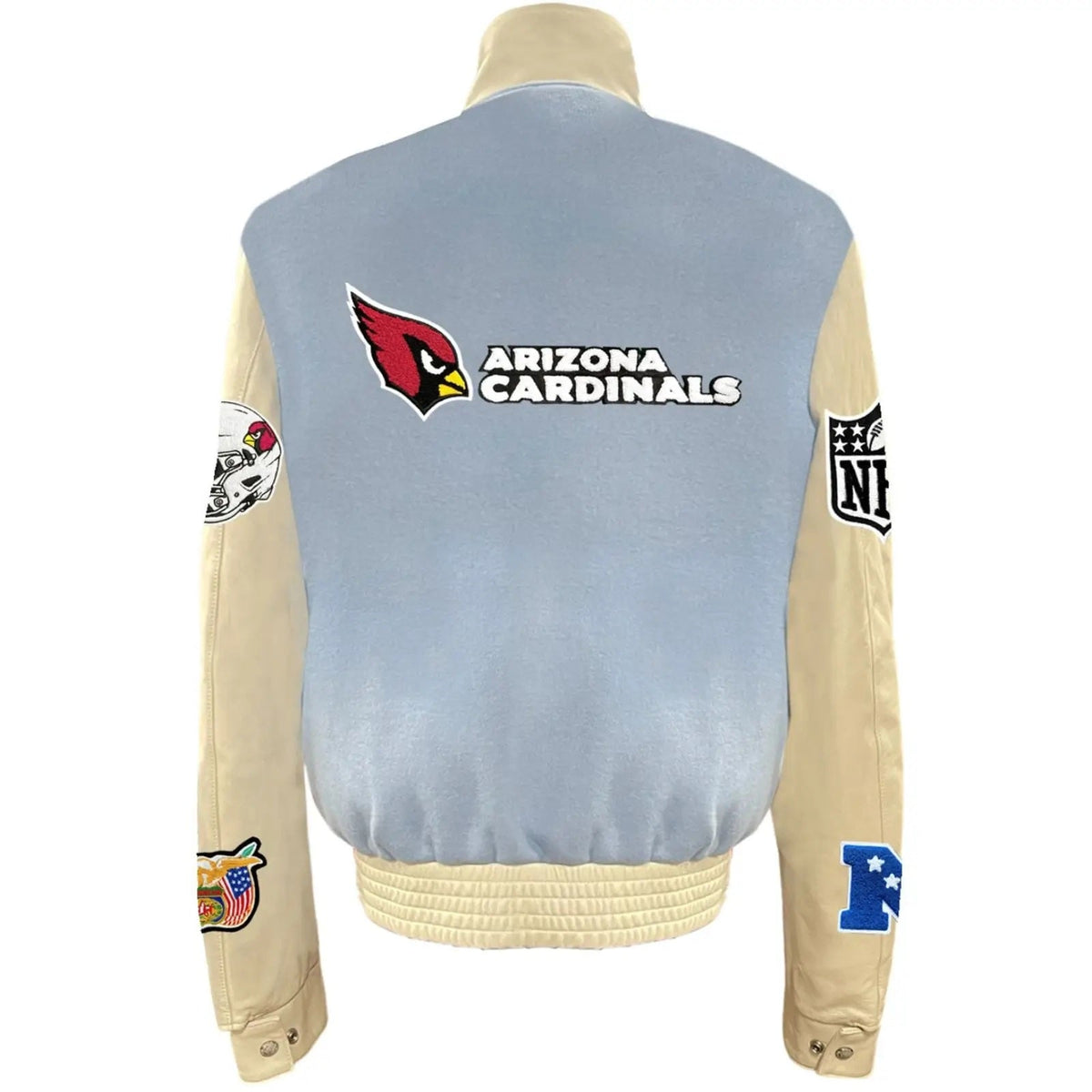 Arizona Cardinals Jeff Hamilton Wool and Leather Jacket WorthVee