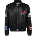 Arizona Cardinals Jeff Hamilton Wool and Leather Jacket WorthVee