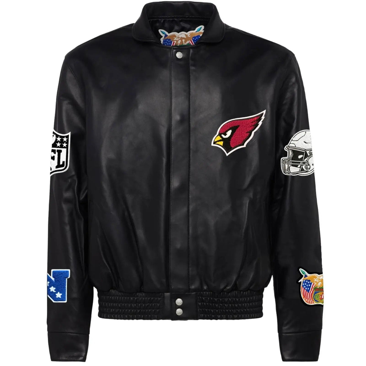 Arizona Cardinals Jeff Hamilton Wool and Leather Jacket WorthVee