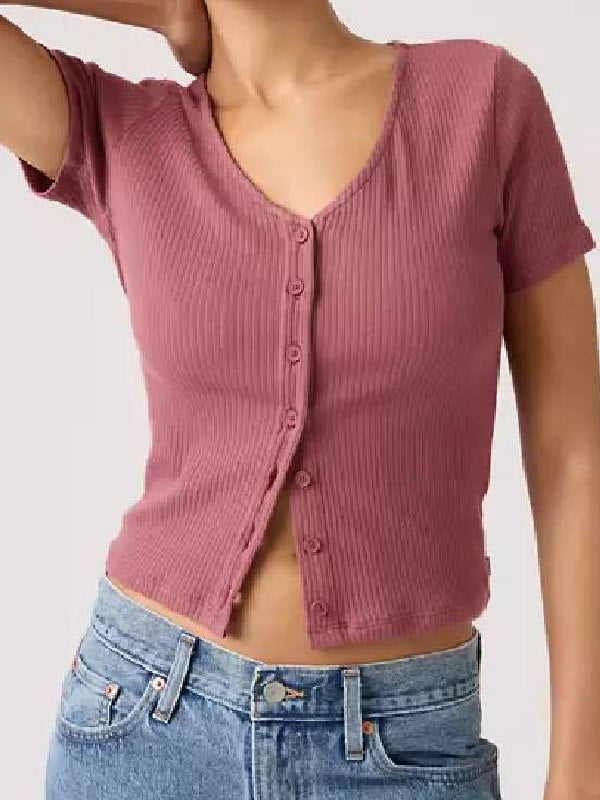 Dutton Ranch S01 Beth Dutton Pink Knit Top WorthVee