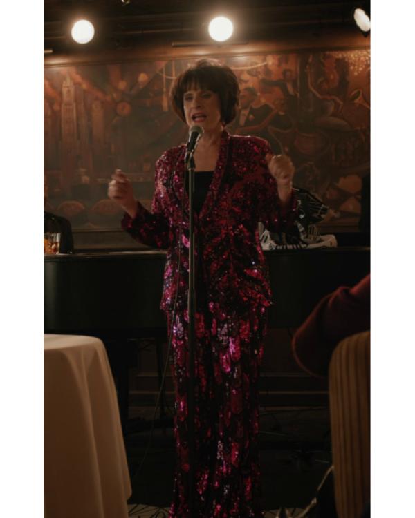 Elsbeth S03 Patti LuPone Pink Sequin Embellished Jumpsuit WorthVee