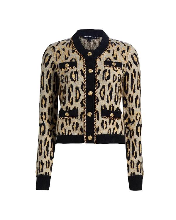 Elsbeth S03 Tracey Ullman Leopard Print Cardigan WorthVee