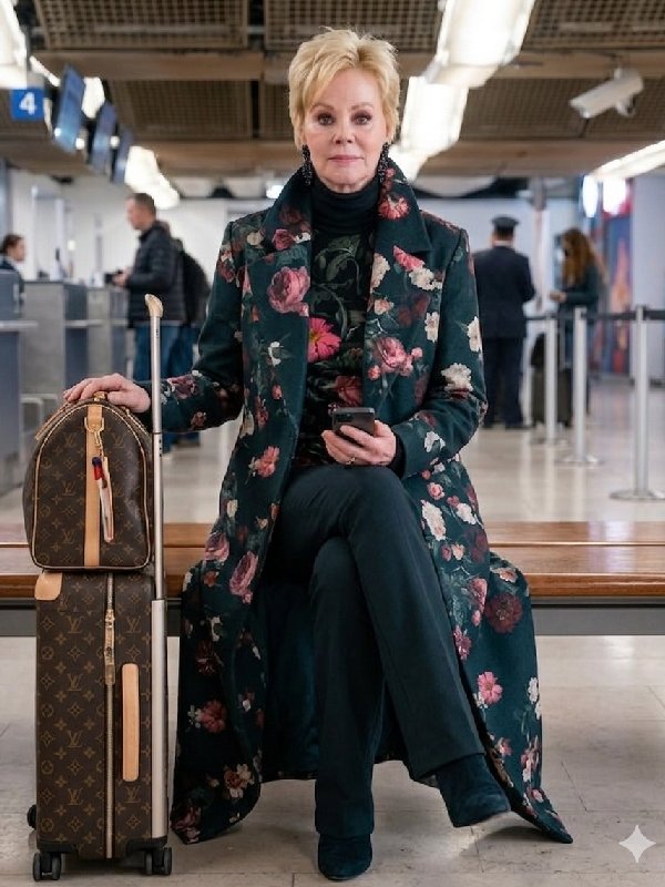 Hacks S5 Jean Smart Floral Print Coat WorthVee