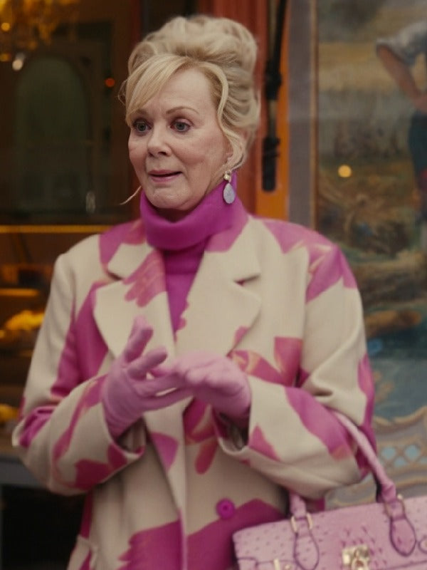 Hacks S5 Jean Smart Floral Print Trench Coat WorthVee