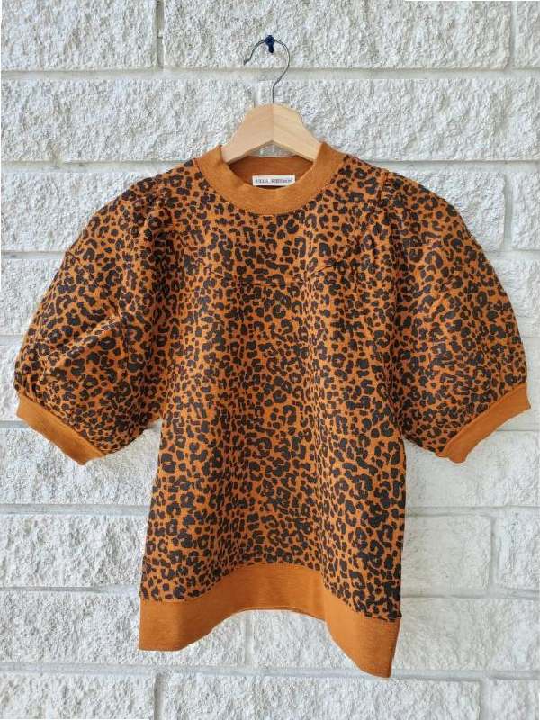 Kristin Davis Are You a Charlotte? Podcast Leopard Print Sweater WorthVee