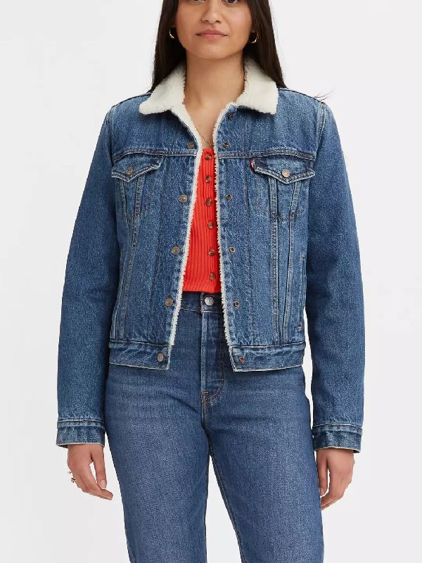 Rock the Block S7 Mina Starsiak Sherpa Denim Jacket WorthVee